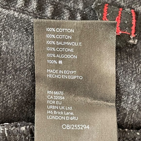 BDG Urban Outfitters Womens 30 Girlfriend High Rise Denim Shorts Faded Black - Picture 12 of 12